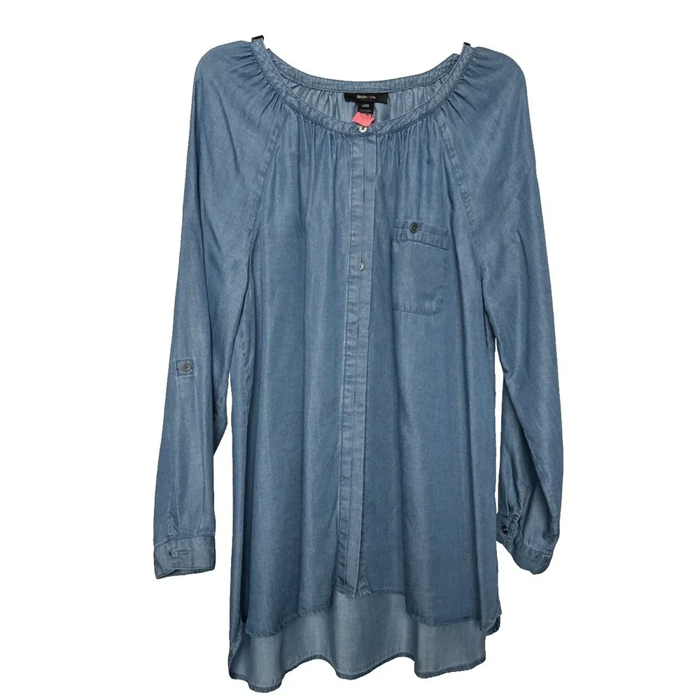 Style & Co. Button Up, Long Sleeve 